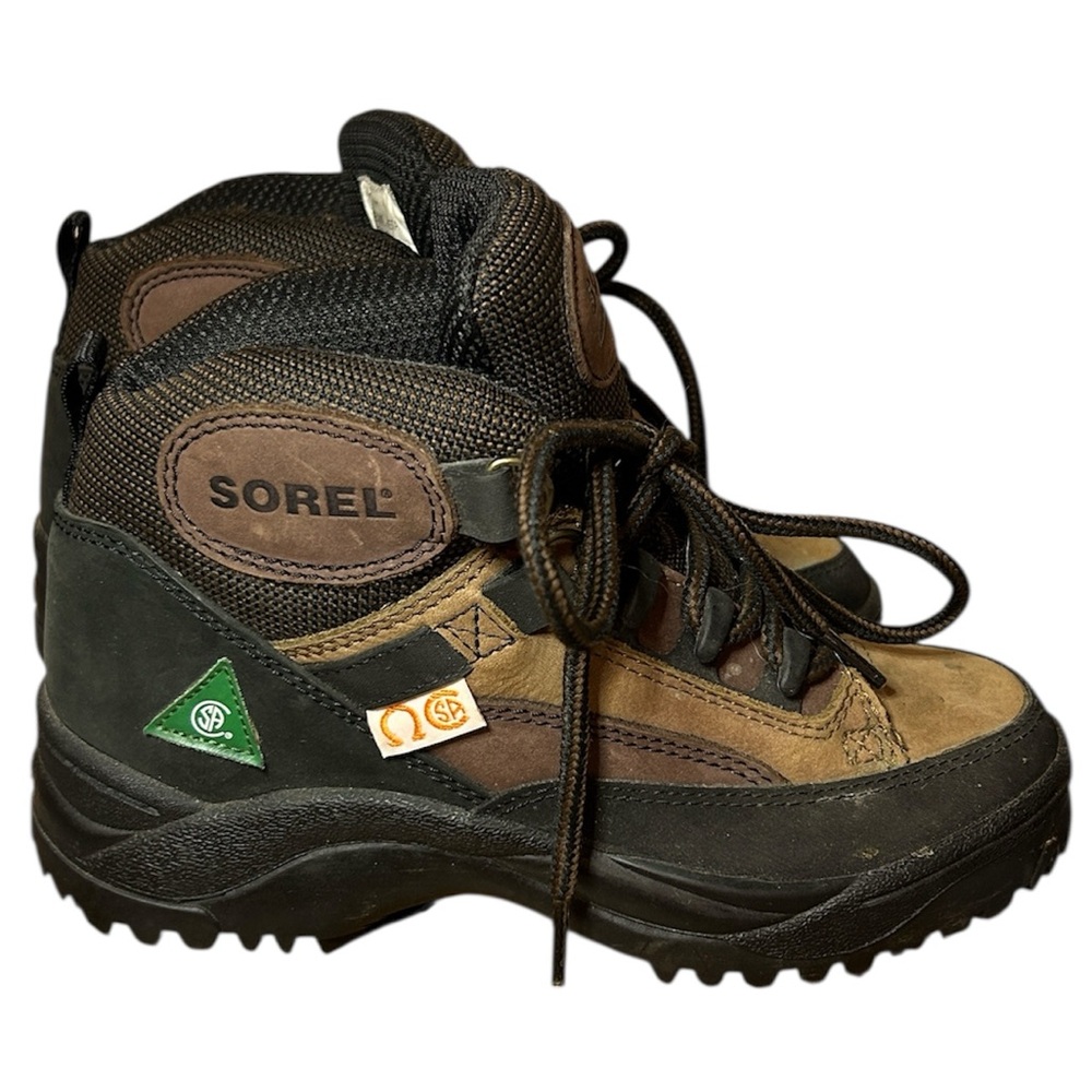 SOREL Shasta Leather Hiking Work Boots Women’s Size 4M Sturdy CSA ANSI Rated‎